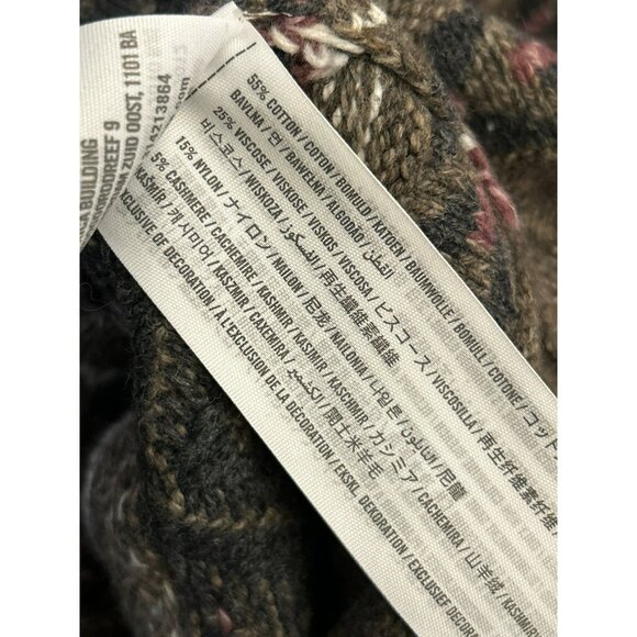 Y2K Abercrombie & Fitch Cashmere Cotton Blend Open Front Knit Cardigan Small - Picture 5 of 6